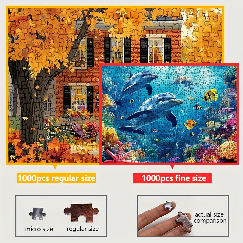 Kanagawa Surfing 1000pc Jigsaw Puzzle for Adults & Family Relaxation