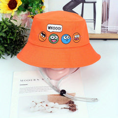 Cartoon Print Breathable Bucket Hat For Kids Outdoors