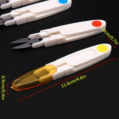 Plastic Handle Safety Sewing Scissors Thread Embroidery Craft Clipper
