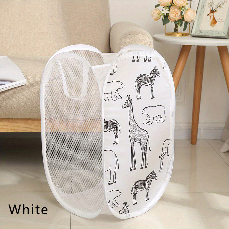 Cartoon Giraffe Laundry Basket Pop up Laundry Hamper With Handles