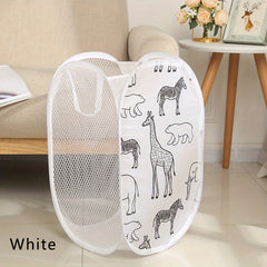 Cartoon Giraffe Laundry Basket Pop up Laundry Hamper With Handles