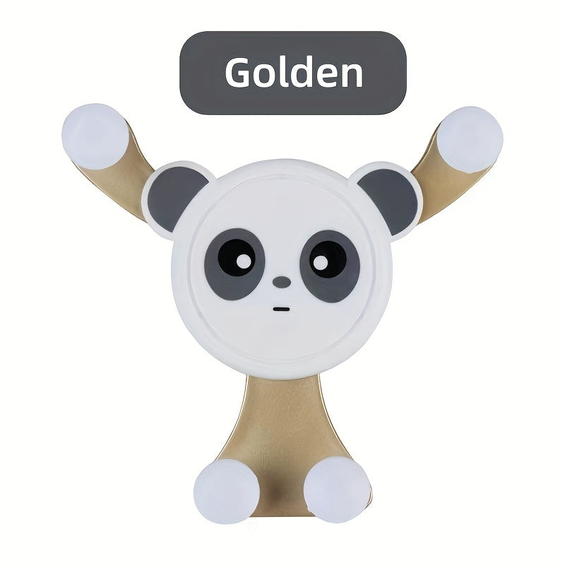 Panda Car Phone Holder Air Outlet Navigation Buckle Type