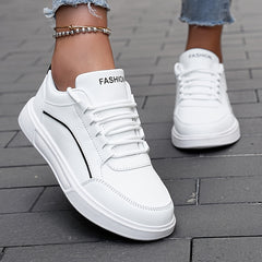 Women's Letter Pattern Lace up Ice Skating Shoes