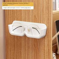 Wall Mounted Storage Box Small Floating Shelves Non Punching Glasses Wall Displa