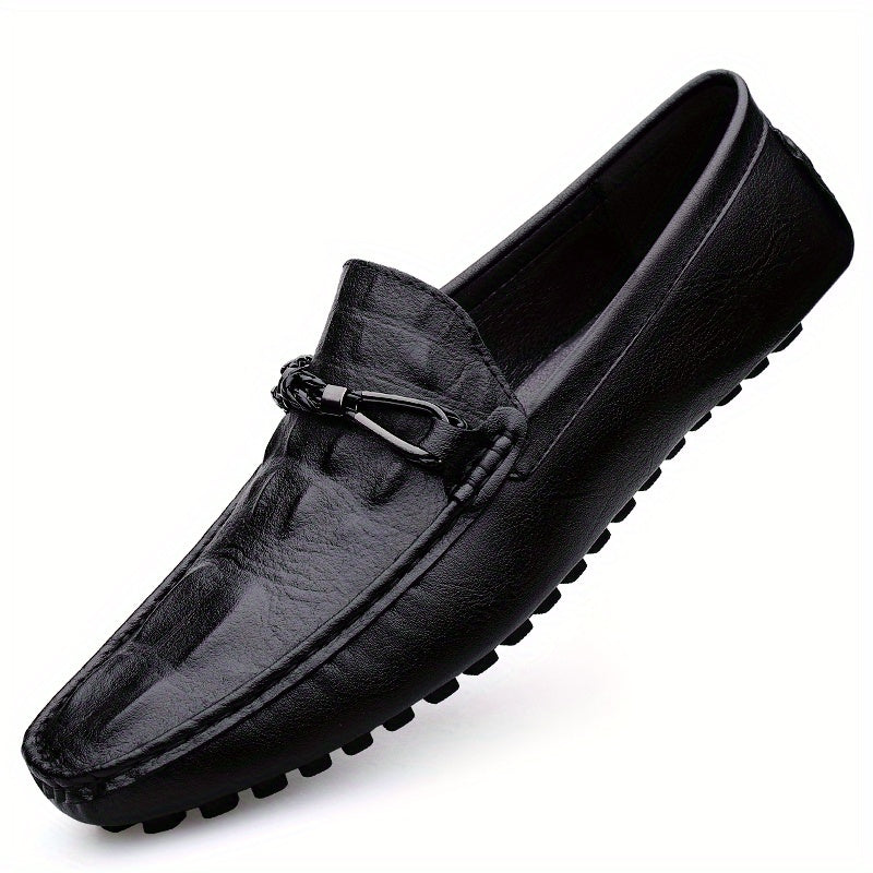 Men's Comfy Moccasin Loafers Slip-On Shoes