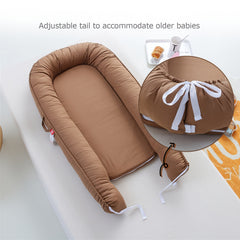Organic Cotton Baby Lounger Nest Soft and Breathable Co Sleeping Bed