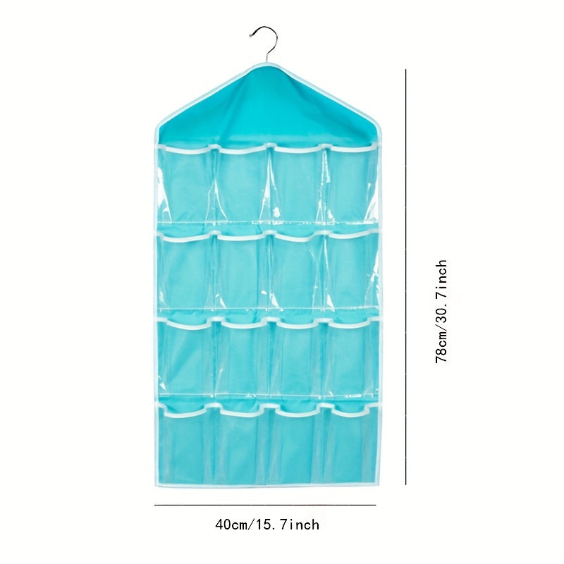 16 grid Hanging Underwear Bags Dust proof Storage Bag