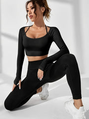 Ribbed Slim Fit Yoga Top Women's Activewear