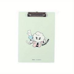 A4 Cartoon Clipboard File Clip Hardboard Paper Holder Memo Folders