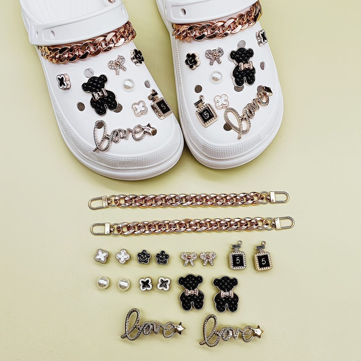 Bear Chain Shoe Accessories for Party Favors Birthday
