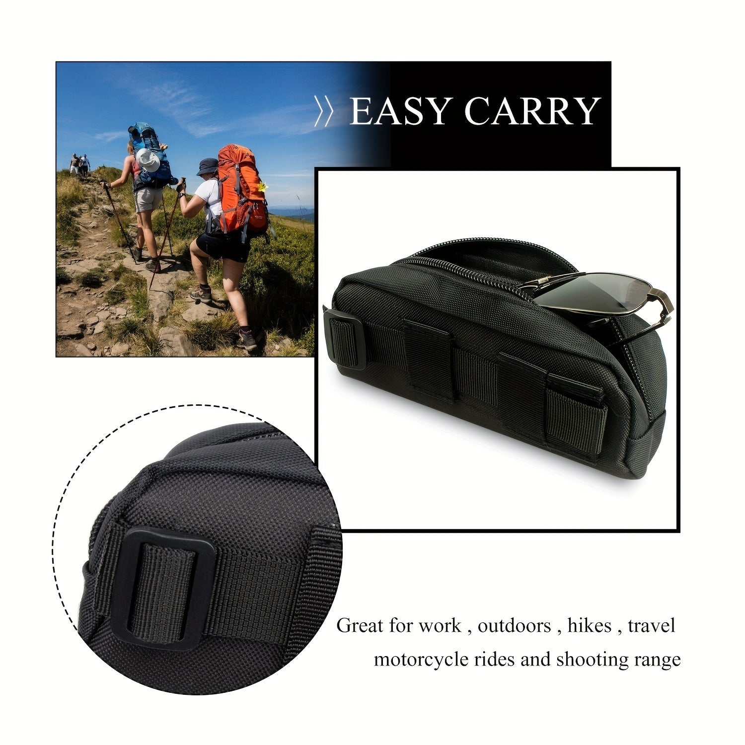 Camouflage Tactical Glasses Bag For Men