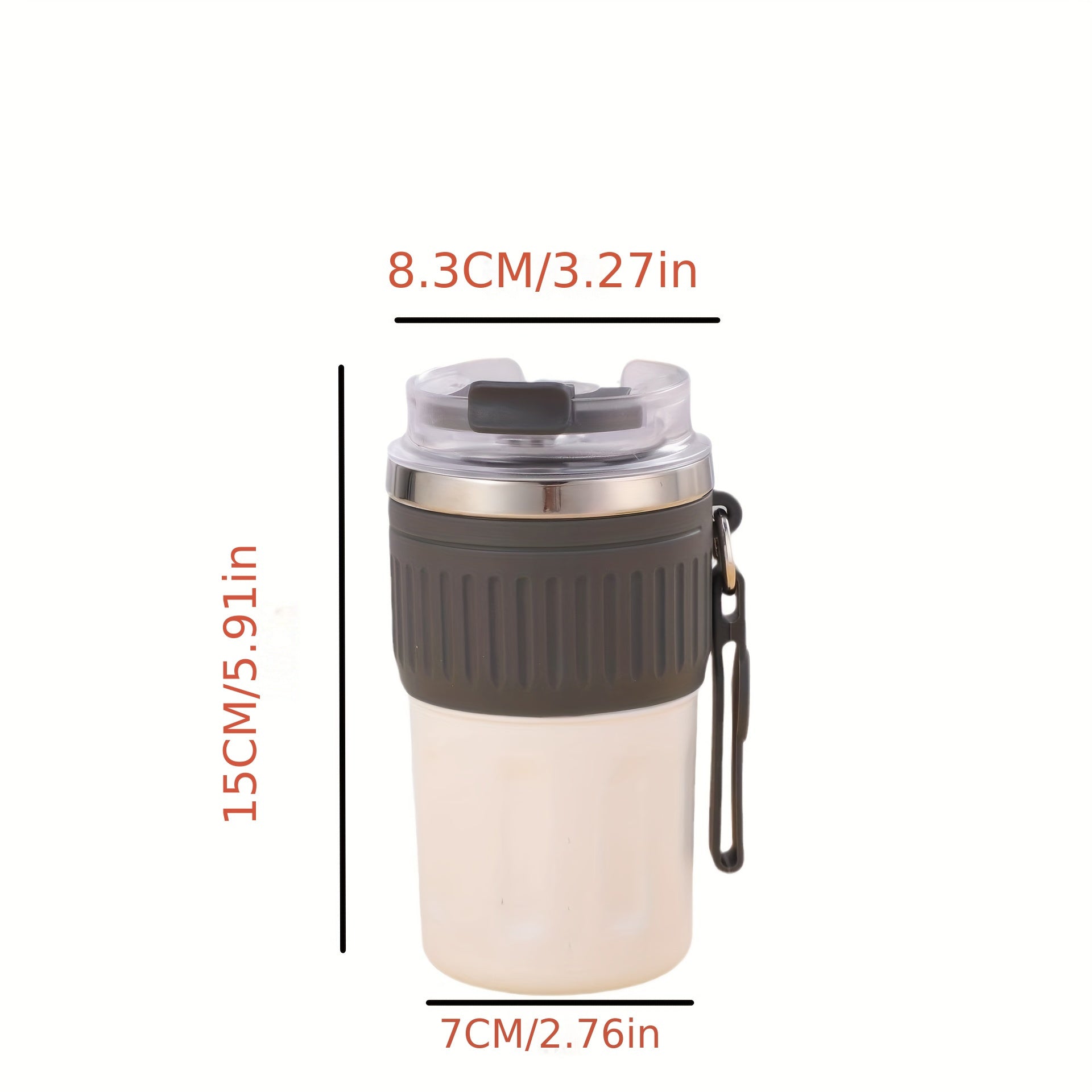 316 Stainless Steel Vacuum Coffee Cup 400ml Portable Leakproof Insulation Water