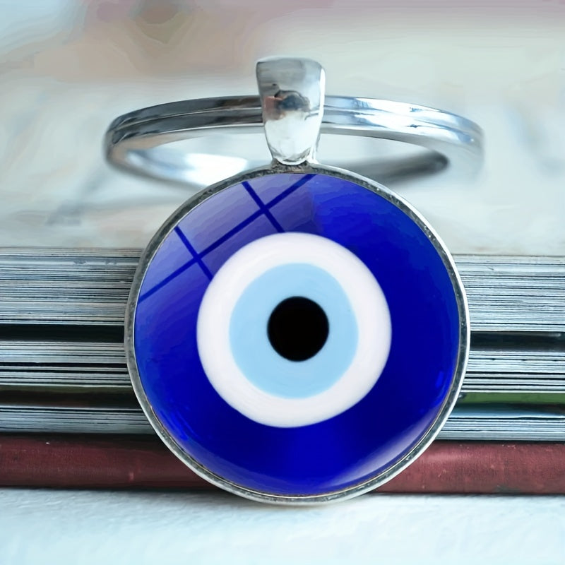 Evil Eye Keychain Amulet Key Ring Purse Bag Backpack Car Key Charm