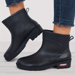 Women's Solid Rainboots Waterproof Outdoor Boots