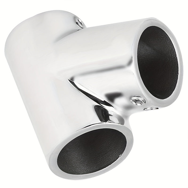 1pc Stainless Steel Boat Handrail Fittings Tee Rail 2 60 Degree Angles