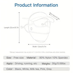 Sunproof Mask With Detachable Brim UV Protection Face Covering