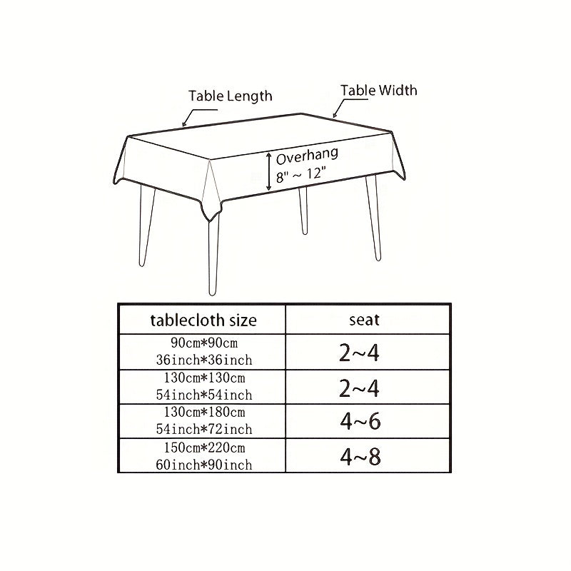 Plaid Jacquard Tablecloth Embroidered Linen Dustproof Decorative Tablecloth