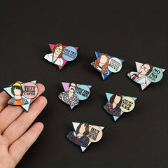 Fun Cartoon Brooch Pins for Girls with Vibrant Movie Character Designs