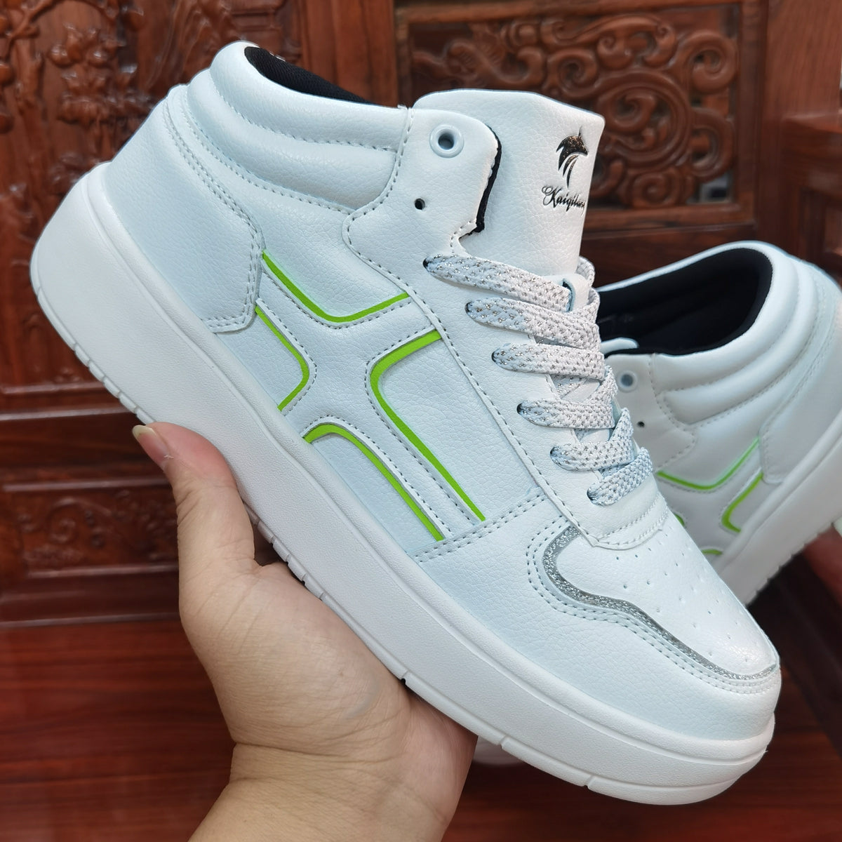 Men's Leather Casual Skate Shoes