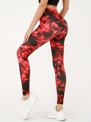 Tie Dye Soft Leggings High Waisted Tummy Control Workout Yoga Leggings