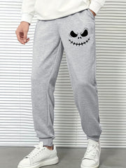 Men s Panda Face Sports Pants Men s Casual Drawstring Jogging Trousers