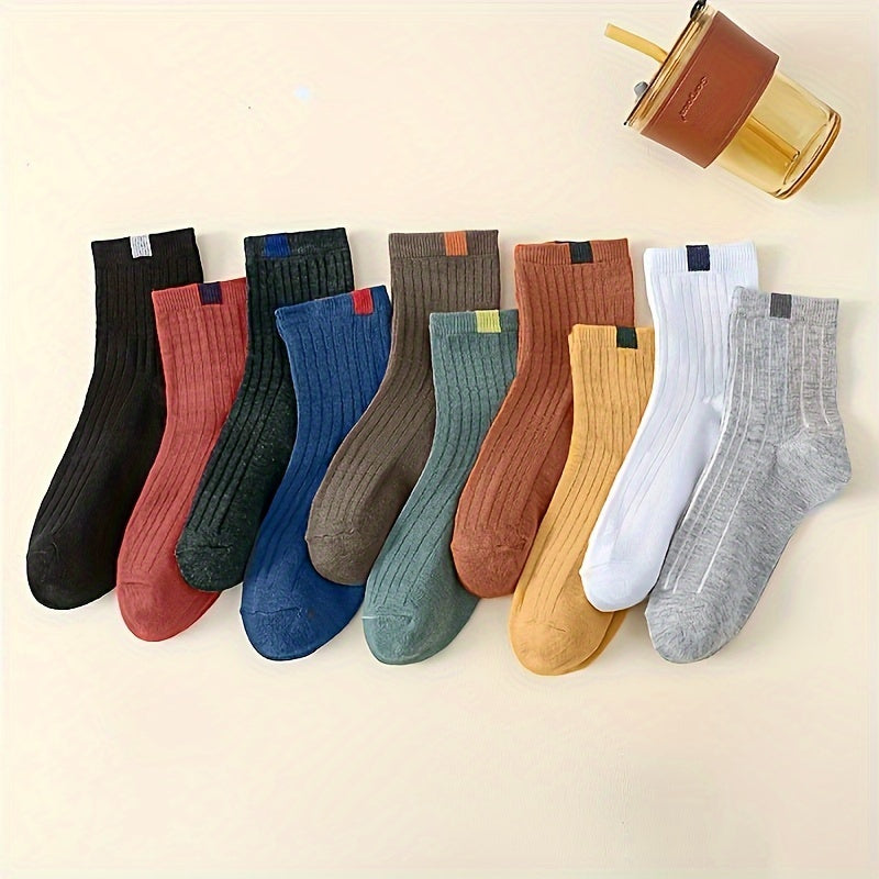 10 Pairs Multicolor Running Socks Stylish Design Men Women
