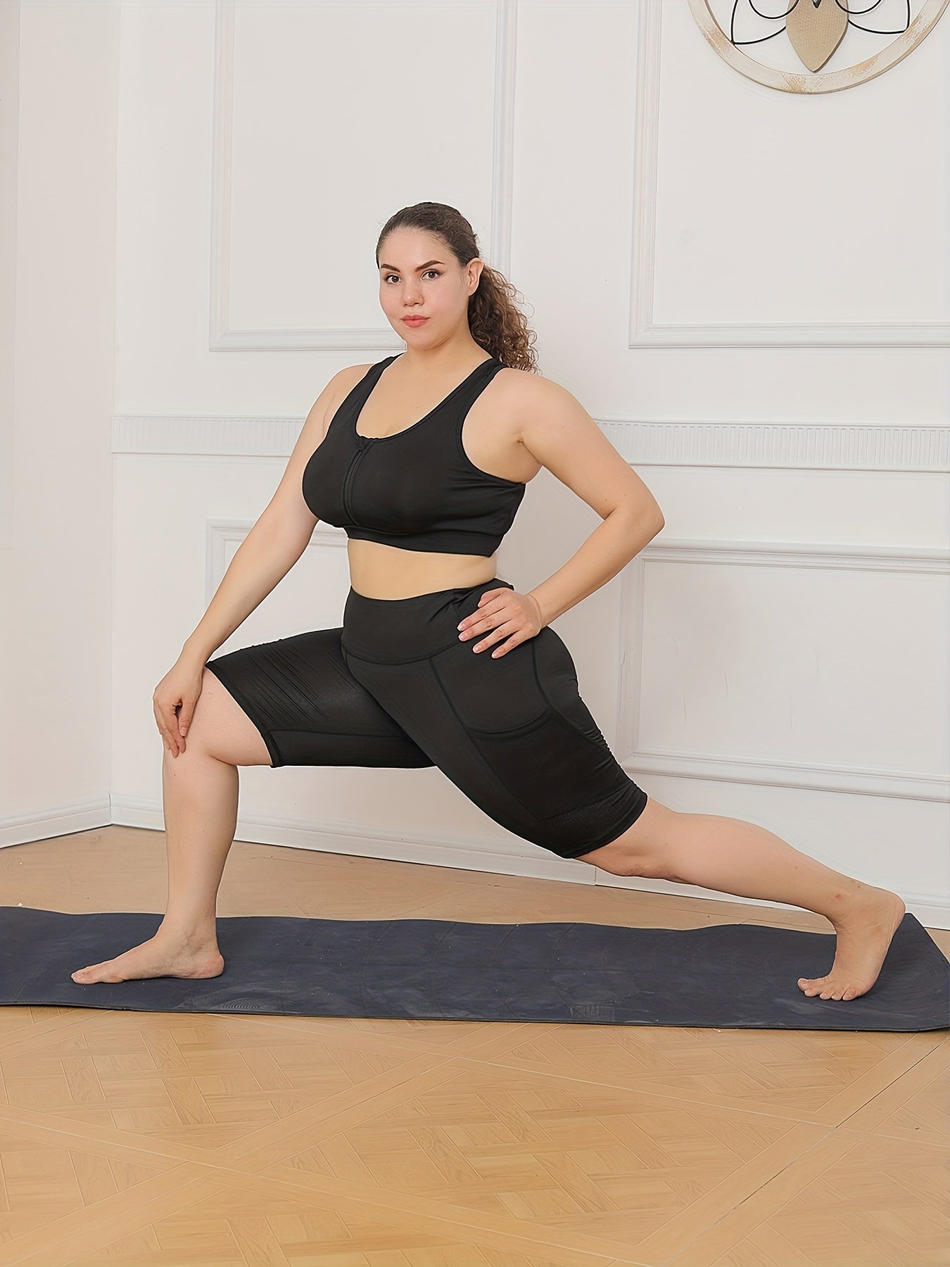 Sports Bra Front Close High Impact Absorbent Criss Cross