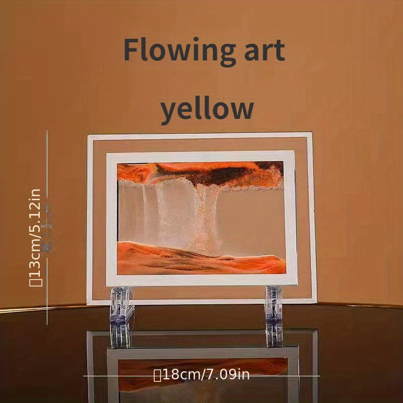 Square 3D Sand Painting Office Gift