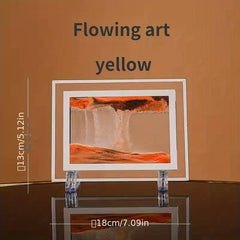 Square 3D Sand Painting Office Gift
