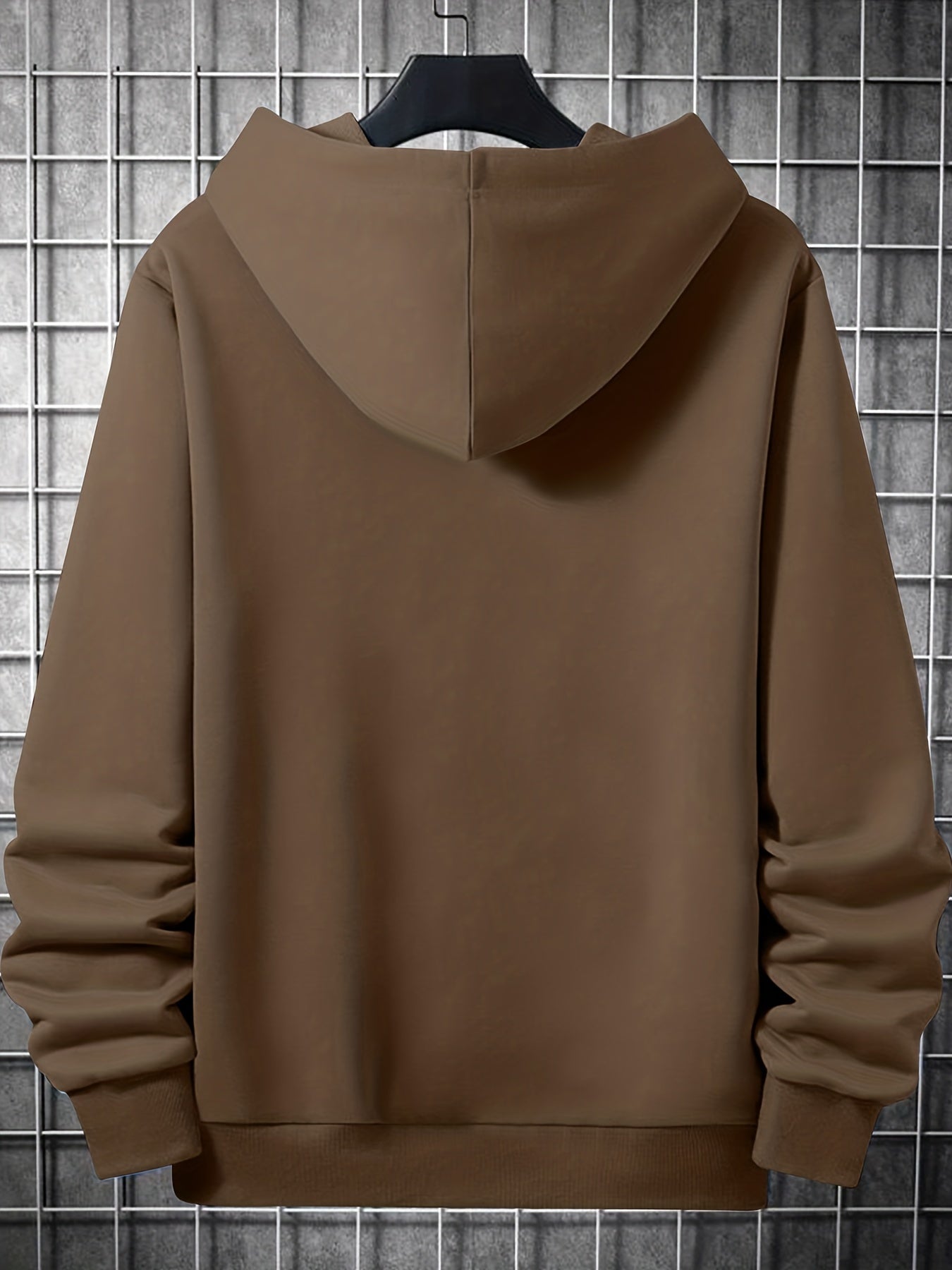 Men's Star Print Hooded Sweatshirt Drawstrings