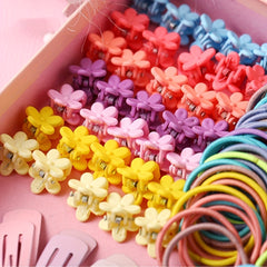 780pcs Children's Jewelry Hairpin Hair Card Set - Gift Boxed