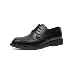 Men's Round Toe Lace Up Derby Shoes Wear resistant Non Slip Formal Shoes