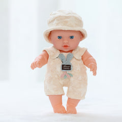 19" Mini Reborn Youngsters Doll Pink Knitted Hat Fur Coat & Pants