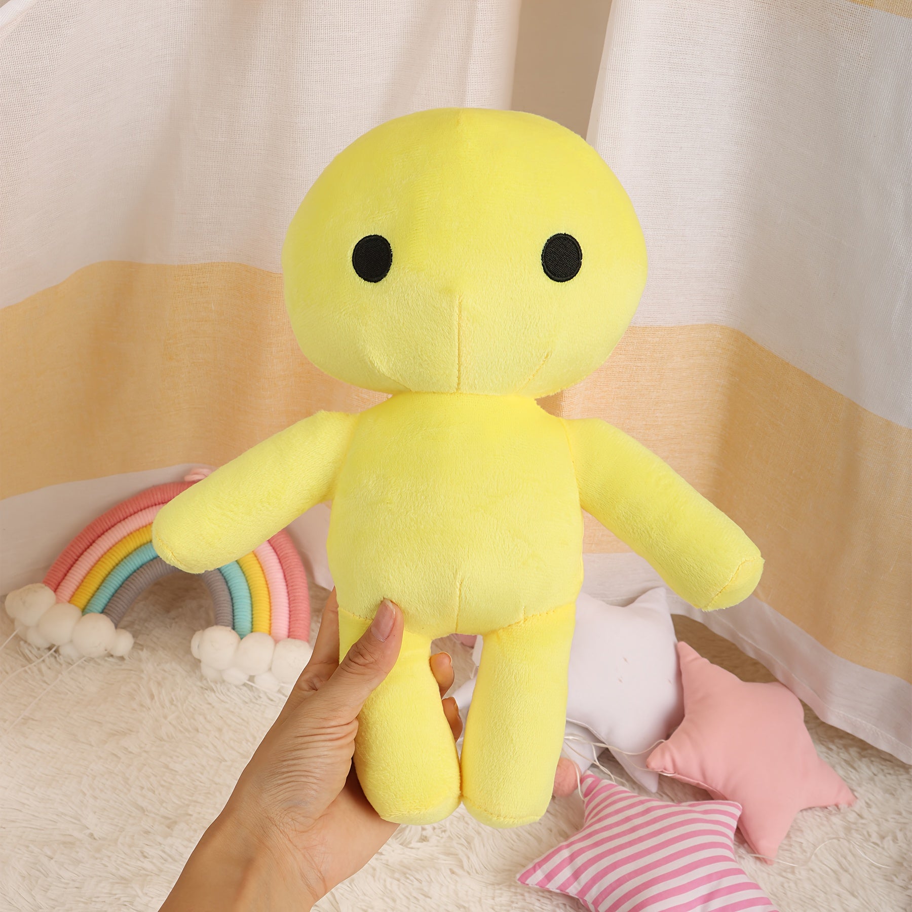 Wobbly Life Plush Toy Green Octopus Stuffed Doll Soft Fabric for Gamers