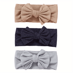 3pcs Soft Nylon Headband Hair Bands for Newborn