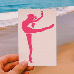 1pc HANDMAKER PET Hollow Out Stencils Dance Theme Craft