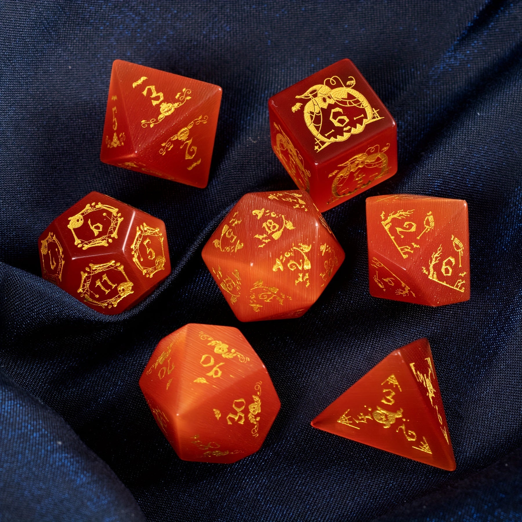 Simulated Opal Gem Dice for TRPG Cthulhu Games
