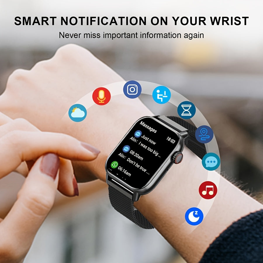 Meat Ball Fitness Smart Watch Full Touch Wireless Call Sports Mode