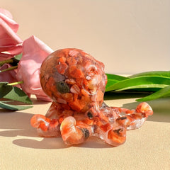 Octopus Crystal Ornament for Aquarium and Garden Decor