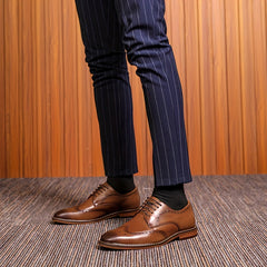 Boys Low Top Lace Up Oxford Shoes Soft Bottom Non Slip Dress Shoes