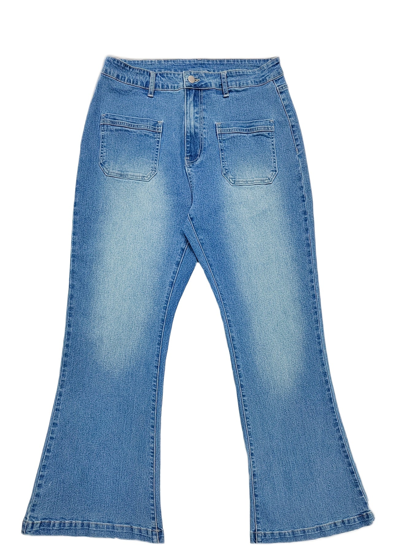 Women's Plus High Rise Flared Leg Jeans