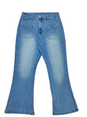 Women's Plus High Rise Flared Leg Jeans
