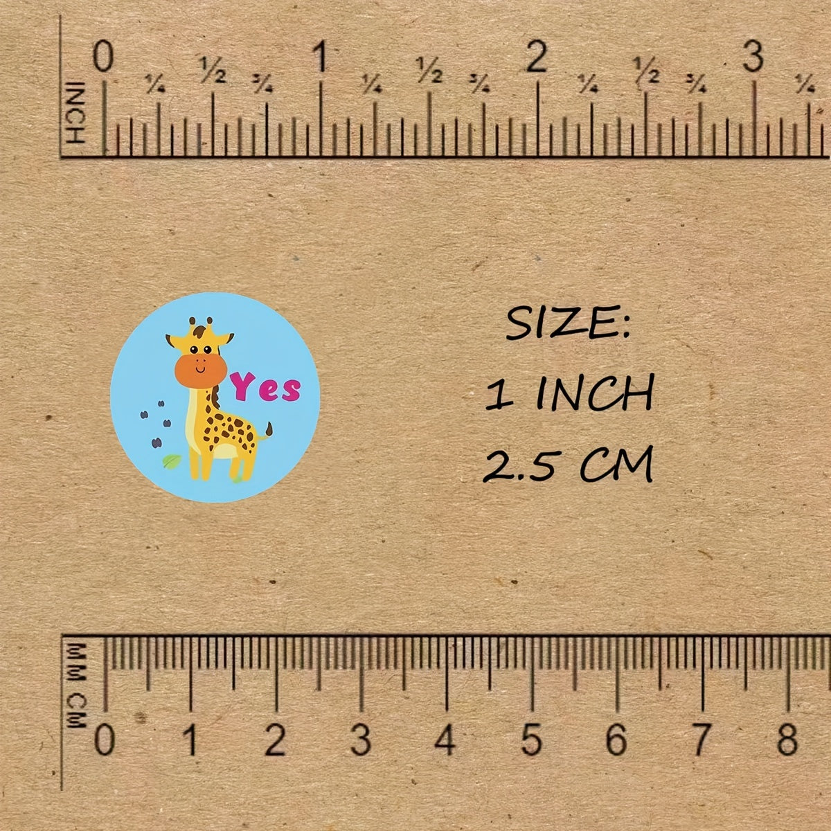 500pcs Roll Self-Adhesive Animal Reward Stickers for Classrooms