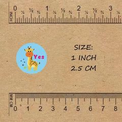 500pcs Roll Self-Adhesive Animal Reward Stickers for Classrooms
