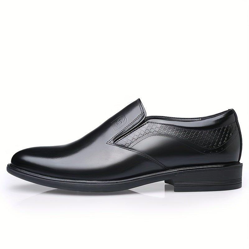 Men's Leather Loafer Shoes Comfy Slip On Dress Shoes