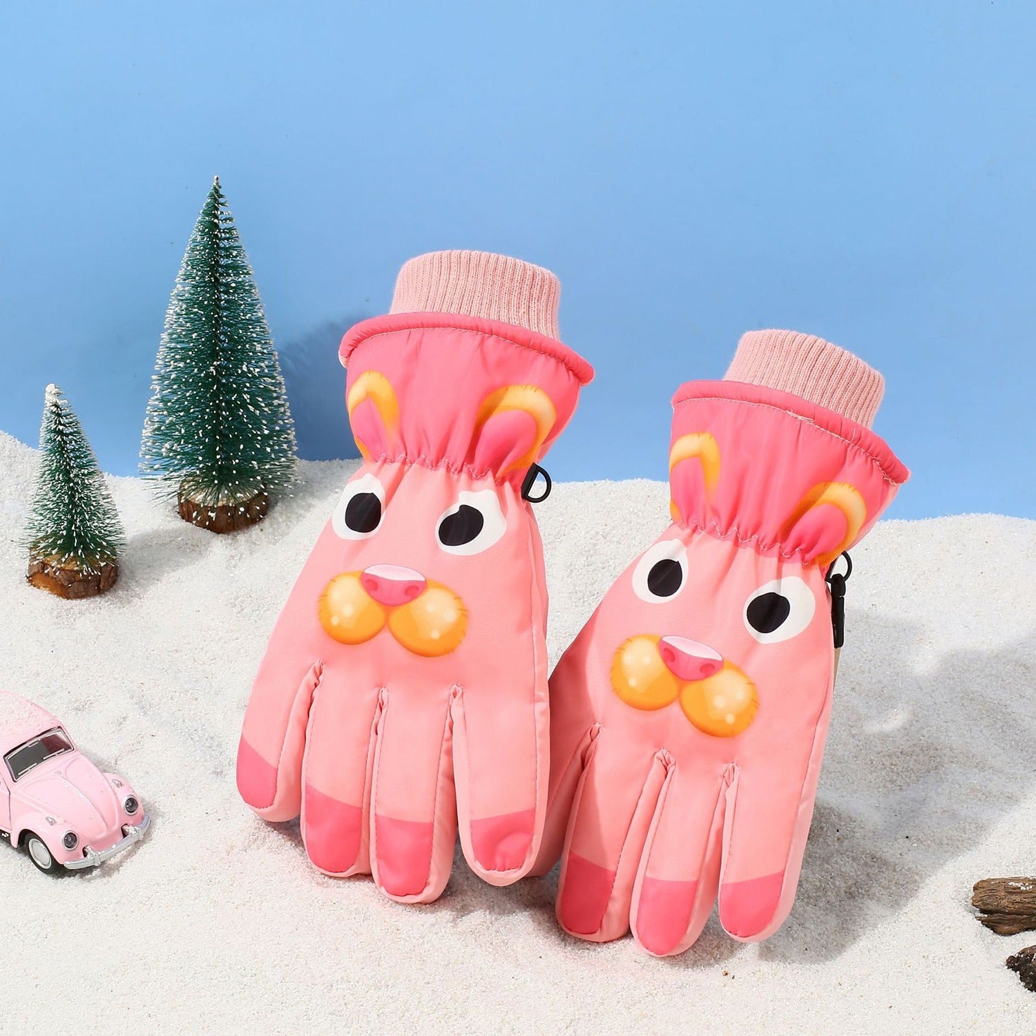 Kids Warm Gloves Windproof Outdoor Sports Winter