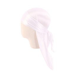 Kids Silk Sleep Cap Boys Pirate Cap Girls Headwraps