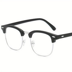 Anti Eyeglass Glasses Large Frame Pilot Glasses For Men And Women