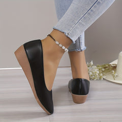 Women's Comfy Slip On Wedge Shoes Lightweight Soft Sole