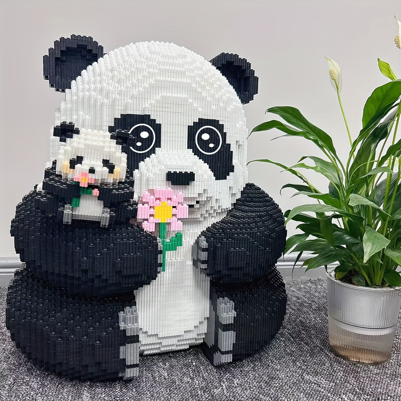15Kpcs Giant Panda Fubao Building Block Toy 3D Puzzle Kit